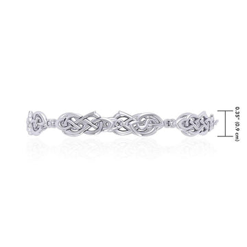 Celtic Knotwork Silver Bracelet TBG089 - Jewelry